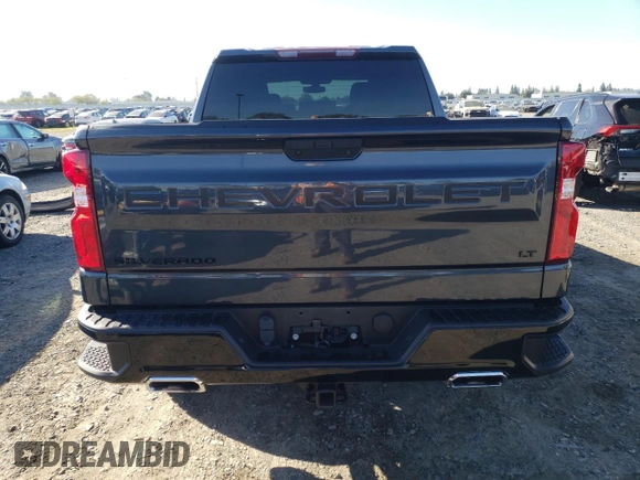 2021 Chevrolet Silverado 1500 LT Trail Boss with VIN 1GCPYFED9MZ440998, listed as a Copart auction lot 50098855 with 33,168 mi miles and Salvage Title. Bid and sale history available at DreamBid. Image 6.