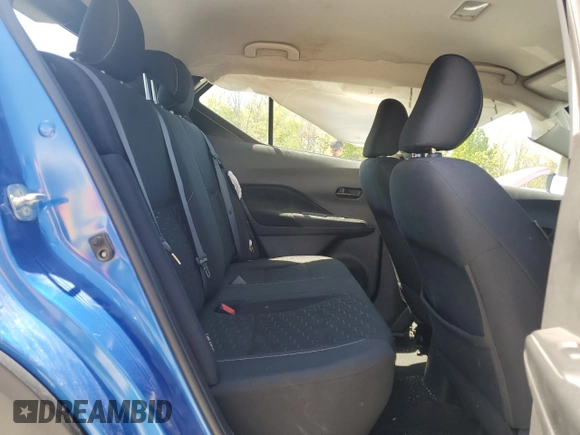 2022 Nissan Kicks S with VIN 3N1CP5BVXNL495027, listed as a Copart auction lot 52143215 with 50,425 mi miles and Salvage Title. Bid and sale history available at DreamBid. Image 10.