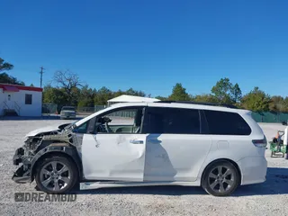 2014 Toyota Sienna SE with VIN 5TDXK3DC4ES487772, listed as a IAAI auction lot 41218295 with 153,368 mi miles and . Bid and sale history available at DreamBid. Image 14.