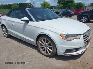 2015 Audi A3 with VIN WAU7FLFF0F1046065, listed as a IAAI auction lot 42577167 with 179,854 mi miles and . Bid and sale history available at DreamBid. Image 1.