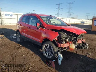 2019 Ford EcoSport Titanium with VIN MAJ6S3KL0KC302781, listed as a Copart auction lot 50146595 with 70,863 mi miles and Salvage Title. Bid and sale history available at DreamBid. Image 4.