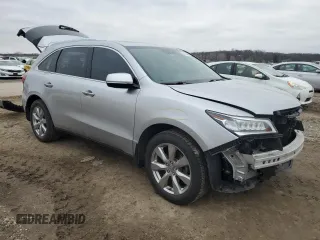 2015 Acura MDX Advance/Entertainment Pkg with VIN 5FRYD4H88FB022507, listed as a Copart auction lot 43153865 with 178,288 mi miles and Salvage Title. Bid and sale history available at carsss.com. Image 4.