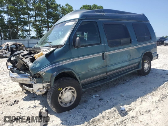 1997 Ford Econoline Commercial z VIN 1FDEE1466VHB91990, wystawiony jako Copart lot #63201564 z przebiegiem 216 793 mil mil oraz Szkody całkowita. Historia ofert i sprzedaży dostępna na DreamBid. Obrazek 1.