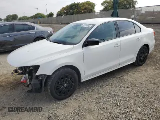 2013 Volkswagen Jetta S with VIN 3VW2K7AJ4DM238484, listed as a Copart auction lot 61780065 with 151,215 mi miles and Salvage title. Bid and sale history available at DreamBid. Image 1.