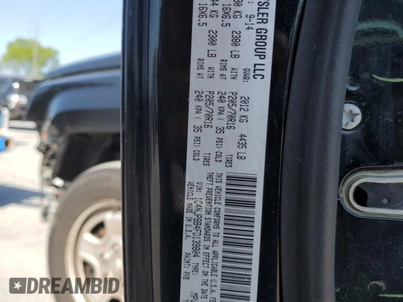 2015 Jeep Patriot Sport z VIN 1C4NJPBB4FD139804, wystawiony jako Copart lot #53223985 z przebiegiem 138 960 mil mil oraz Szkoda całkowita • Salvage title. Historia ofert i sprzedaży dostępna na DreamBid. Obrazek 13.