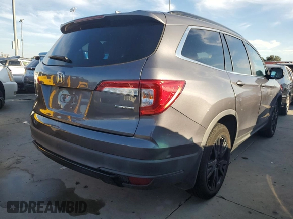 2022 Honda Pilot Special Edition with VIN 5FNYF5H27NB001160, listed as a Copart auction lot 75033674 with Not Provided miles and Salvage Title. Bid and sale history available at DreamBid. Image 3.