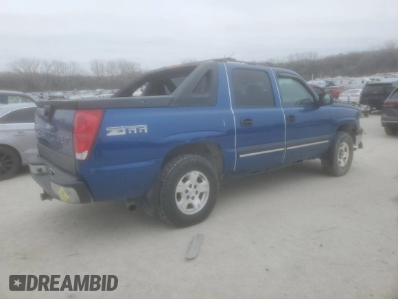 2003 Chevrolet Avalanche z VIN 3GNEC13T33G322325, wystawiony jako Copart lot #44791275 z przebiegiem 228 856 mil mil oraz Szkoda całkowita • Salvage title. Historia ofert i sprzedaży dostępna na DreamBid. Obrazek 3.