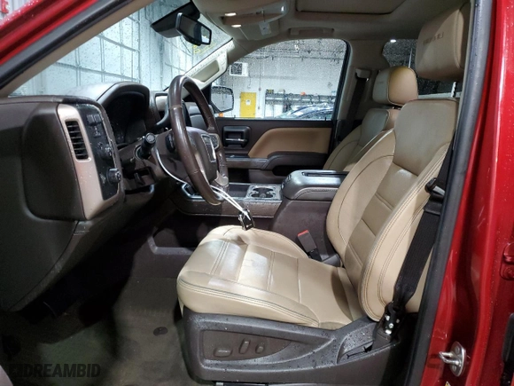 2018 GMC Sierra 1500 Denali with VIN 3GTU2PEC6JG159626, listed as a Copart auction lot 81371384 with 101,456 mi miles and Salvage Title. Bid and sale history available at carsss.com. Image 7.