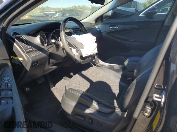 2012 Hyundai Sonata 2.4L Limited PZEV with VIN 5NPEC4AC3CH328307, listed as a Copart auction lot 76809354 with 129,321 mi miles and Salvage Title. Bid and sale history available at carsss.com. Image 7.