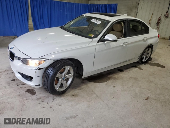 2013 BMW 3 Series 328i xDrive with VIN WBA3B3C58DF542088, listed as a Copart auction lot 52076465 with 85,222 mi miles and Salvage Title. Bid and sale history available at DreamBid. Image 1.