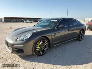 2014 Porsche Panamera S E-Hybrid with VIN WP0AD2A74EL044427, listed as a Copart auction lot 76928314 with 132,949 mi miles and Clean Title. Bid and sale history available at carsss.com. Image 1.