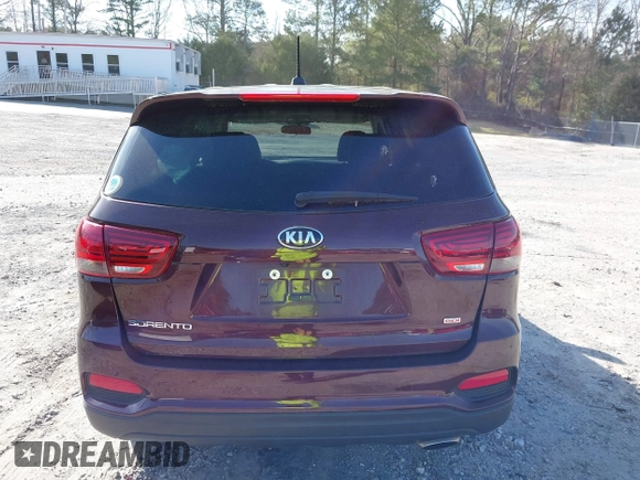 2020 Kia Sorento LX with VIN 5XYPG4A38LG658867, listed as a IAAI auction lot 41904018 with 48,499 mi miles. Bid and sale history available at carsss.com. Image 16.