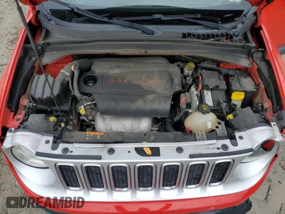 2017 Jeep Renegade Limited с VIN ZACCJADB9HPE39831, выставлен на аукционе Copart как лот 56572495 с пробегом 71 416 миль миль и Списание • Salvage title. История ставок и продаж доступна на DreamBid. Изображение 12.