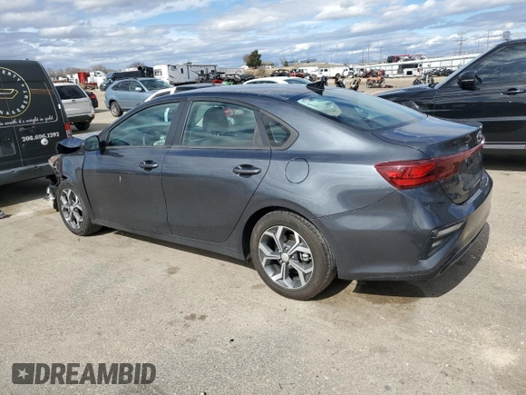2021 Kia Forte LXS with VIN 3KPF24AD7ME334598, listed as a Copart auction lot 50231785 with 37,448 mi miles and Salvage Title. Bid and sale history available at DreamBid. Image 2.
