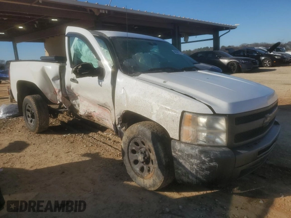 2011 Chevrolet Silverado 1500 Work Truck with VIN 1GCNCPEAXBZ379367, listed as a Copart auction lot 46596775 with 163,218 mi miles and Salvage Title. Bid and sale history available at DreamBid. Image 4.