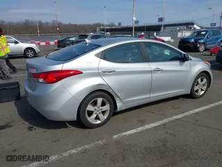2011 Hyundai Elantra Ltd with VIN KMHDH4AE9BU140051, listed as a IAAI auction lot 41721100 with 185,075 mi miles. Bid and sale history available at carsss.com. Image 6.
