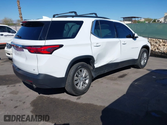 2023 Chevrolet Traverse LT Cloth with VIN 1GNERGKW4PJ130588, listed as a IAAI auction lot 41883308 with 78,792 mi miles and . Bid and sale history available at DreamBid. Image 4.
