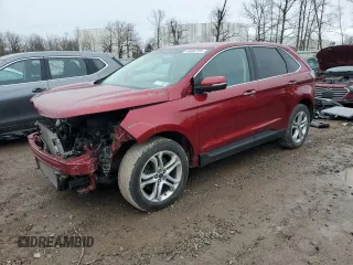 2018 Ford Edge Titanium with VIN 2FMPK4K92JBB84509, listed as a Copart auction lot 49300735 with 60,478 mi miles and Salvage Title. Bid and sale history available at carsss.com. Image 1.