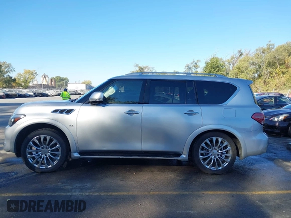 2015 Infiniti QX80 z VIN JN8AZ2NE5F9085047, wystawiony jako IAAI lot #40582956 z przebiegiem 123 438 mil mil oraz . Historia ofert i sprzedaży dostępna na DreamBid. Obrazek 13.