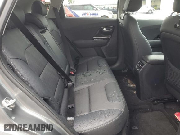 2017 Kia Niro Touring Launch Edition with VIN KNDCC3LC6H5096050, listed as a Copart auction lot 60700474 with 53,129 mi miles and Salvage Title. Bid and sale history available at carsss.com. Image 10.