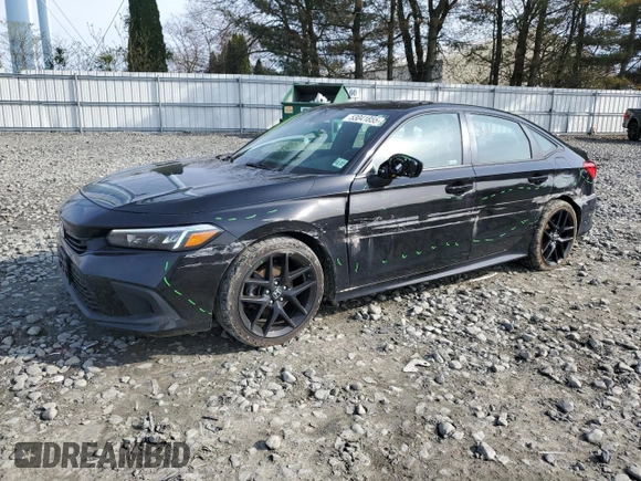 2023 Honda Civic Sport z VIN 2HGFE2F55PH508580, wystawiony jako Copart lot #53041855 z przebiegiem 59 509 mil mil oraz Szkoda całkowita • Salvage title. Historia ofert i sprzedaży dostępna na DreamBid. Obrazek 1.