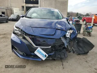 2022 Nissan LEAF SV Plus with VIN 1N4BZ1CV8NC564082, listed as a Copart auction lot 49554945 with 15,394 mi miles and Salvage title. Bid and sale history available at DreamBid. Image 5.