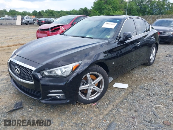 2015 Infiniti Q50 z VIN JN1BV7AR2FM421111, wystawiony jako IAAI lot #42209282 z przebiegiem 128 481 mil mil oraz . Historia ofert i sprzedaży dostępna na DreamBid. Obrazek 16.