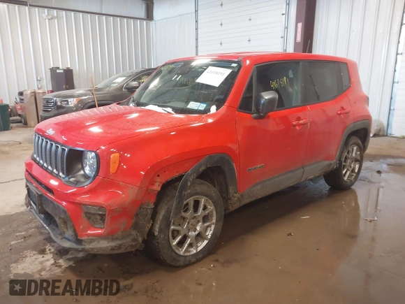 2023 Jeep Renegade Upland with VIN ZACNJDB11PPP16097, listed as a IAAI auction lot 41618191 with 47,939 mi miles and . Bid and sale history available at DreamBid. Image 17.