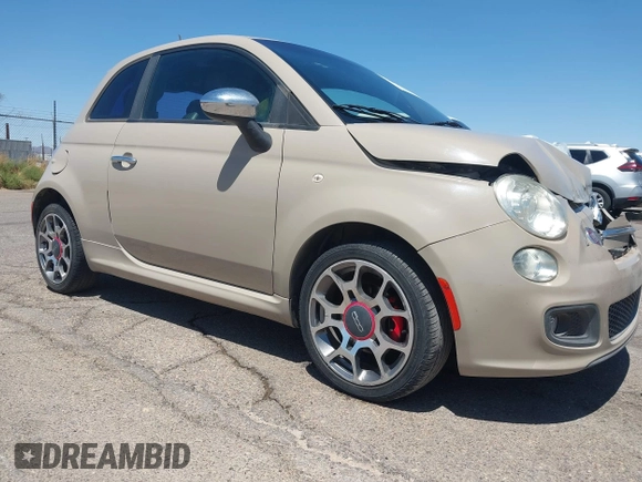 2012 FIAT 500 Sport z VIN 3C3CFFBR8CT131358, wystawiony jako IAAI lot #42073694 z przebiegiem 113 987 mil mil oraz . Historia ofert i sprzedaży dostępna na DreamBid. Obrazek 1.