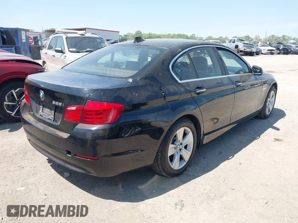 2011 BMW 5 Series 528i with VIN WBAFR1C53BC748964, listed as a IAAI auction lot 41914066 with 134,428 mi miles and . Bid and sale history available at carsss.com. Image 4.