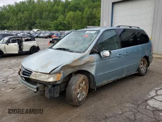 2003 Honda Odyssey EX z VIN 5FNRL18673B055998, wystawiony jako Copart lot #53909125 z przebiegiem 373 782 mil mil oraz Szkoda całkowita • Salvage title. Historia ofert i sprzedaży dostępna na DreamBid. Obrazek 1.
