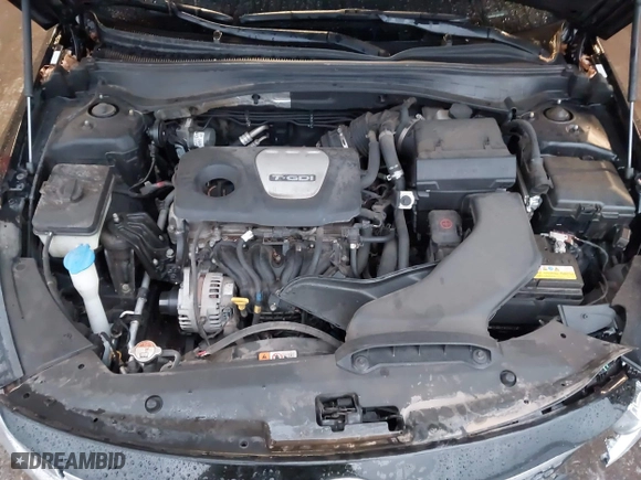 2017 Kia Optima LX 1.6T with VIN 5XXGT4L10HG129660, listed as a IAAI auction lot 40887271 with 107,000 mi miles. Bid and sale history available at carsss.com. Image 10.