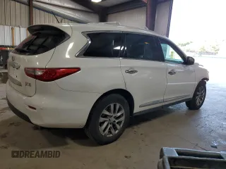 2013 Infiniti JX35 with VIN 5N1AL0MM6DC337958, listed as a Copart auction lot 54516625 with 148,614 mi miles and Salvage Title. Bid and sale history available at DreamBid. Image 3.