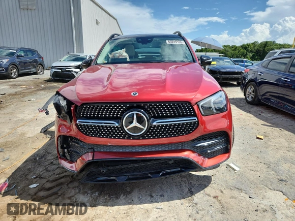 2021 Mercedes-Benz GLE 350 with VIN 4JGFB4KB6MA444697, listed as a Copart auction lot 63229195 with 58,566 mi miles and Non repairable. Bid and sale history available at DreamBid. Image 5.