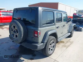 2020 Jeep Wrangler Unlimited Sport S with VIN 1C4HJXDN9LW223055, listed as a IAAI auction lot 41975355 with 61,349 mi miles and . Bid and sale history available at DreamBid. Image 4.
