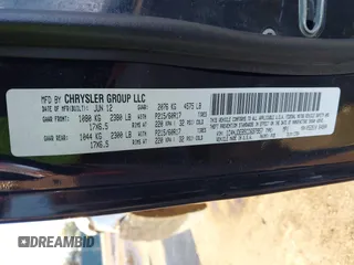 2012 Jeep Compass Latitude with VIN 1C4NJDEB5CD697957, listed as a IAAI auction lot 41807133 with 105,873 mi miles. Bid and sale history available at carsss.com. Image 9.