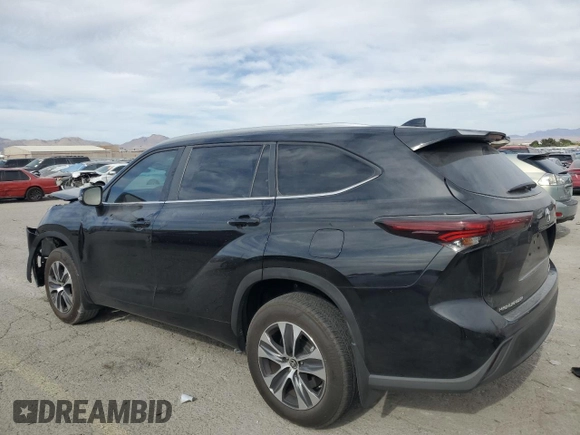 2024 Toyota Highlander LE with VIN 5TDKDRBH4RS542507, listed as a Copart auction lot 53318265 with 19,014 mi miles and Salvage title. Bid and sale history available at DreamBid. Image 2.