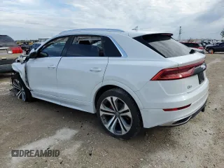 2019 Audi Q8 Premium Plus with VIN WA1BVAF19KD047856, listed as a Copart auction lot 71574172 with 55,113 mi miles. Bid and sale history available at carsss.com. Image 2.