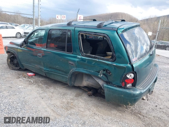 2003 Dodge Durango SLT with VIN 1D4HS48N93F574458, listed as a IAAI auction lot 41887140 with 281,567 mi miles and . Bid and sale history available at DreamBid. Image 3.