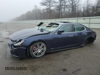 2017 Maserati Ghibli S Q4 с VIN ZAM57RTA8H1228968, выставлен на аукционе Copart как лот 51529565 с пробегом Не указан миль и Списание • Salvage title. История ставок и продаж доступна на DreamBid. Изображение 1.