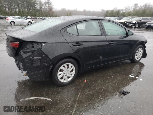 2019 Hyundai Elantra SE with VIN 5NPD74LF7KH459679, listed as a Copart auction lot 49013285 with 106,037 mi miles and Salvage Title. Bid and sale history available at DreamBid. Image 3.