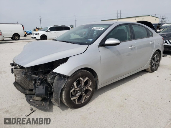 2019 Kia Forte LXS with VIN 3KPF24AD5KE109738, listed as a Copart auction lot 47586575 with 55,659 mi miles and Salvage Title. Bid and sale history available at carsss.com. Image 1.