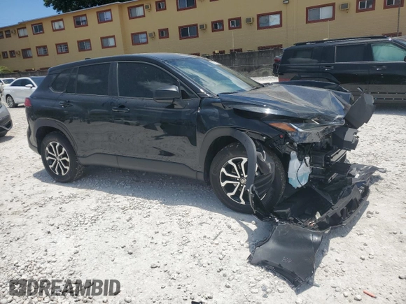 2025 Toyota Corolla Cross Hybrid S z VIN 7MUFBABG5SV077702, wystawiony jako Copart lot #60262515 z przebiegiem 5 129 mil mil oraz Szkoda całkowita • Salvage title. Historia ofert i sprzedaży dostępna na DreamBid. Obrazek 4.