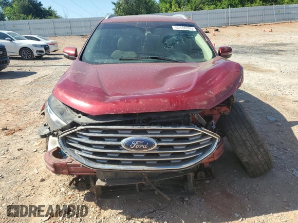 2019 Ford Edge SEL with VIN 2FMPK3J9XKBB38715, listed as a Copart auction lot 62156395 with 125,758 mi miles and Salvage title. Bid and sale history available at DreamBid. Image 5.