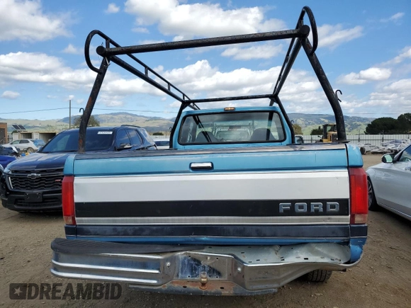 1992 Ford F-150 with VIN 1FTEX15N4NKA01109, listed as a Copart auction lot 47600495 with Not Provided miles and Salvage Title. Bid and sale history available at carsss.com. Image 6.