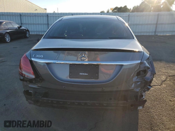 2020 Mercedes-Benz C with VIN WDDWF8DBXLR527729, listed as a Copart auction lot 46880925 with 35,825 mi miles and Salvage Title. Bid and sale history available at carsss.com. Image 6.