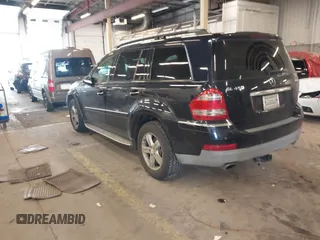 2008 Mercedes-Benz GL-Class 4.6L with VIN 4JGBF71E48A369701, listed as a IAAI auction lot 41789233 with 198,364 mi miles. Bid and sale history available at carsss.com. Image 3.