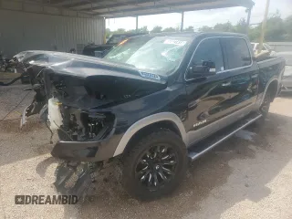 2019 Ram 1500 Laramie z VIN 1C6SRFJT8KN809379, wystawiony jako Copart lot #52827415 z przebiegiem Nie podano mil oraz Czysty tytuł • Clean title. Historia ofert i sprzedaży dostępna na DreamBid. Obrazek 1.