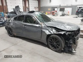 2017 Infiniti Q50 3.0t Premium with VIN JN1EV7AR9HM837883, listed as a IAAI auction lot 41492454 with 109,812 mi miles. Bid and sale history available at carsss.com. Image 1.