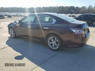 2014 Nissan Maxima 3.5 SV with VIN 1N4AA5AP4EC906061, listed as a Copart auction lot 46363955 with 165,920 mi miles and Salvage Title. Bid and sale history available at carsss.com. Image 2.